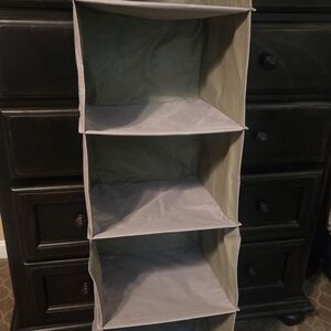 Versatile Gray Hanging Closet Organizer